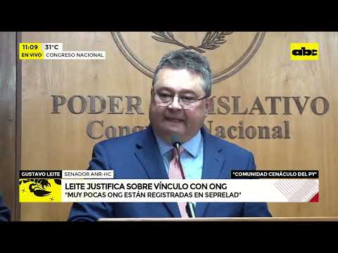 “Uno es humano y puede cometer errores”: Leite ahora dice que fue tesorero de ONG hasta 2022