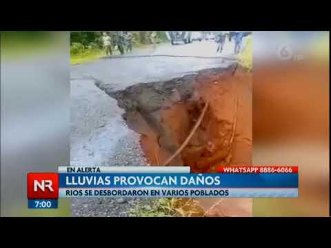 Lluvias generaron grandes daños en Upala