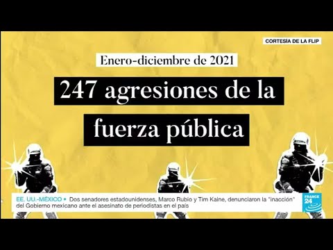 Las agresiones contra periodistas en Colombia aumentaron un 31% en 2021, según la FLIP