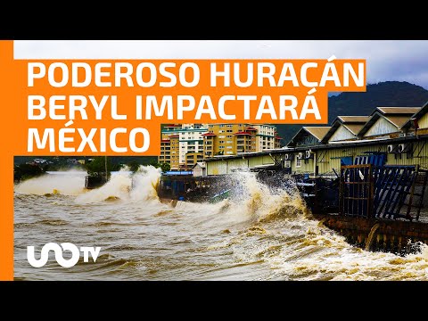 Huracán Beryl toca tierra en islas del Caribe; ¿qué día impactará en México?