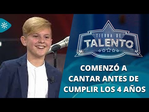 Tierra de talento | El niño Adrián Campos pisa las tablas con aplomo cantando por Niña Pastori