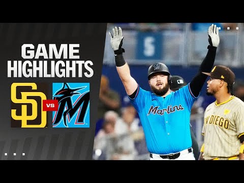 Padres vs. Marlins Game Highlights (8/11/24) | MLB Highlights