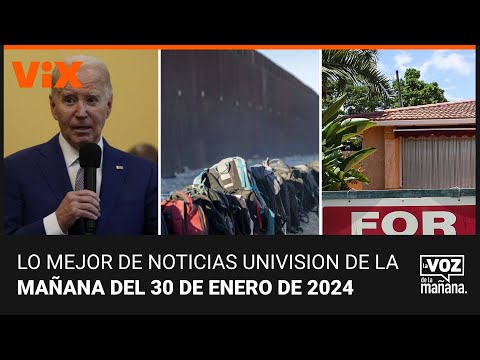 Lo mejor de Noticias Univision de la mañana| martes 30 de enero de 2024