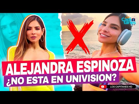 ¿Ya no estás con Univision?: Alejandra Espinoza responde y resuelve las dudas