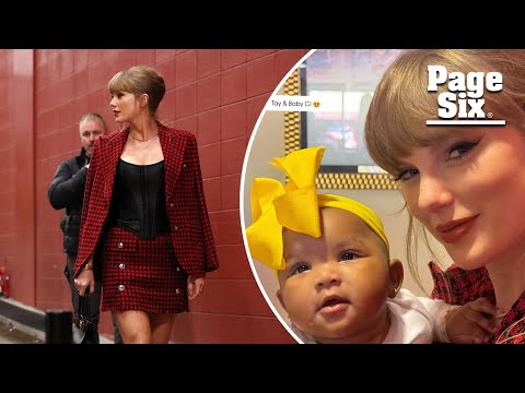 'Auntie' Taylor Swift holds fellow WAG Chariah Gordon's baby in sweet photo at Chiefs game