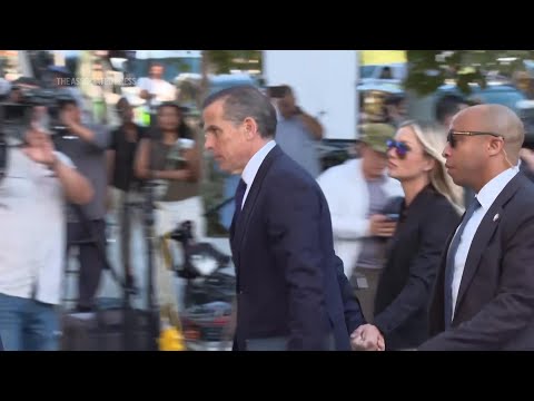 Hunter Biden arrives for tax trial months after his gun conviction