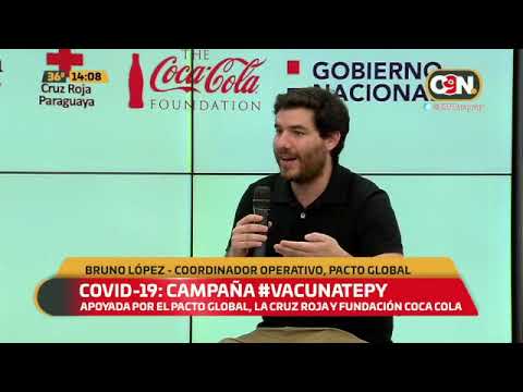 COVID-19: Campaña Vacúnate Py, alianza entre Pacto Global, Cruz Roja y Fundación Coca Cola