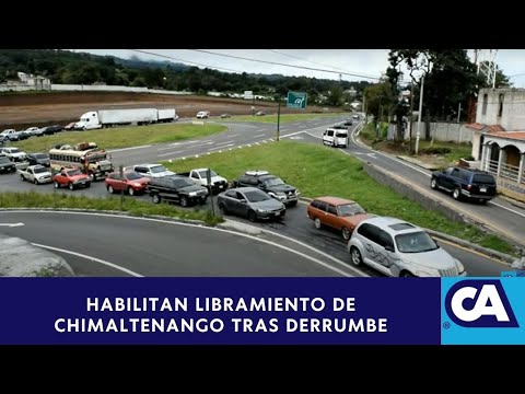 Reactivan tránsito en ambos carriles del Libramiento de Chimaltenango