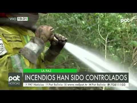 Incendios forestales: Incendios en La Paz han sido controlados
