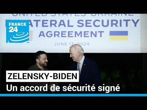 Ukraine-États-Unis : un accord de sécurité signé • FRANCE 24