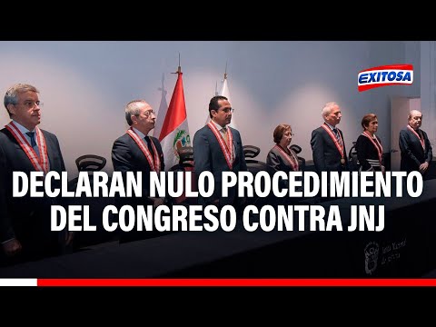 PJ declara nulo el procedimiento del Congreso contra miembros de la JNJ
