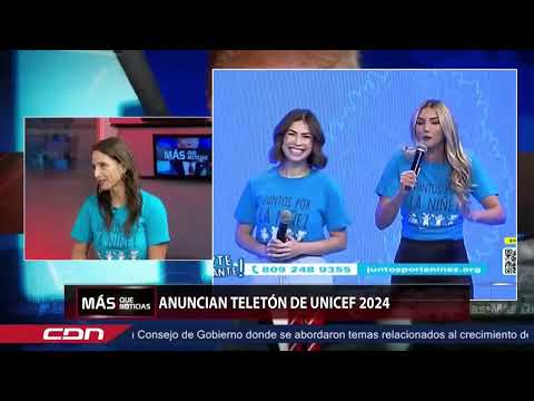Más Que Noticias | Anuncian Teletón de Unicef 2024