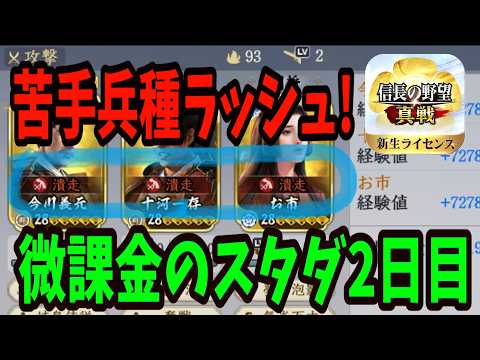 【信長の野望真戦】スタダ2日目の土地6チャレンジ|微課金の歩み