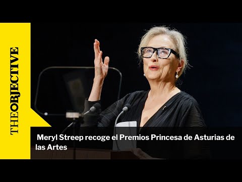 Meryl Streep recoge el Premios Princesa de Asturias de las Artes