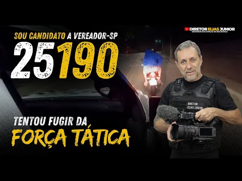 Perseguição alucinada da Força Tática do 22 BPM. - VOTE 25190