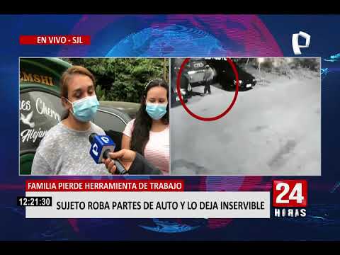 SJL: Vecinos exigen mayor presencia policial tras robo de autopartes a pareja venezolana