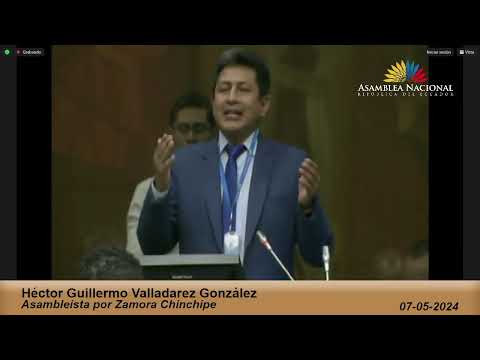 Asambleísta Héctor Valladarez - Sesión 826 - #RecursosGAD