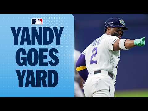 Yandy Díaz crushes his third home run of the season for the 탬파베이 레이스!  | MLB 하이라이트