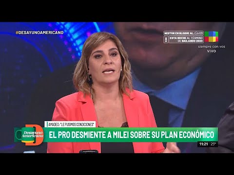 El PRO desmiente a Javier Milei sobre su plan económico