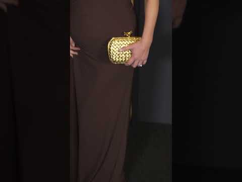 Pregnant Jennifer Lawrence shows off baby bump at Governors Awards 2024 #shorts