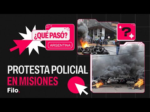 PROTESTA POLICIAL en MISIONES suma DOCENTES y otros sectores | Qué Pasó