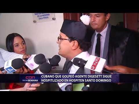 Cubano que golpeó agente DIGESETT sigue hospitalizado en Hospiten Santo Domingo