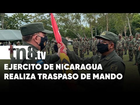 Chontales: Realizan traspaso de Mando en el Quinto comando militar regional - Nicaragua