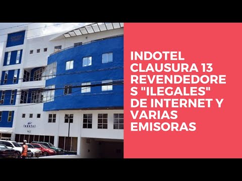 Indotel clausura 13 revendedores ilegales de internet y varias emisoras