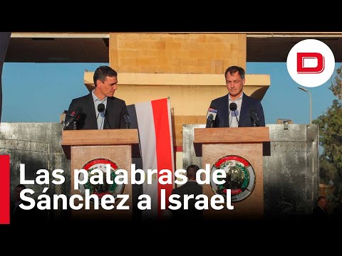 Las palabras por las que Israel acusa a Sánchez de «apoyar el terrorismo»
