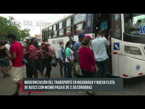 Modernización del transporte en Nicaragua y nueva flota de buses