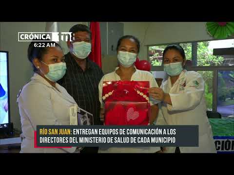 Dotan de equipos tecnológicos a los puestos y centros de salud de Río San Juan - Nicaragua