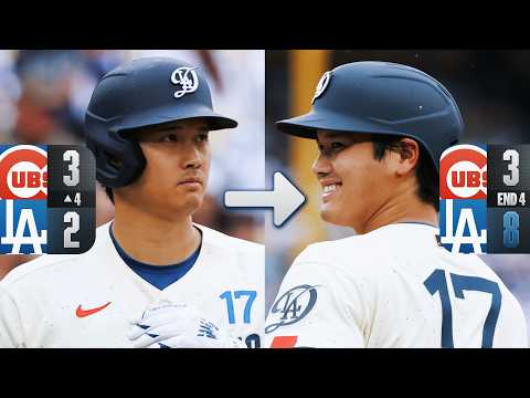 FULL 4th INNING: LA 다저스 bat around and score SIX RUNS vs the 시카고 컵스! ‍ | MLB 하이라이트