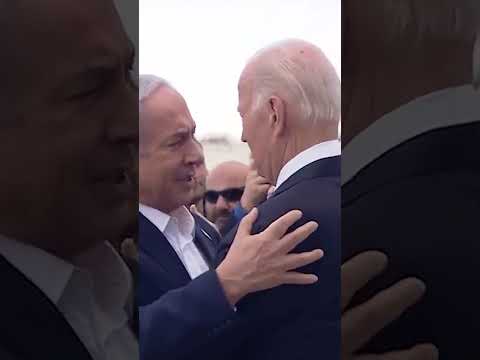 Biden aterriza en Israel para reunirse con Netanyahu