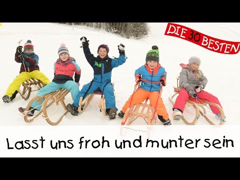 ⛄️ Lasst uns froh und munter sein - Weihnachtslieder für Kinder || Kinderlieder