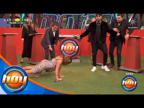 ¡Andrea Escalona sorprende con su paso de Anitta a días de dar a luz! | El Indio Brayan | Hoy