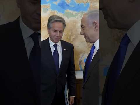 Blinken Meets Israel's Netanyahu in Jerusalem