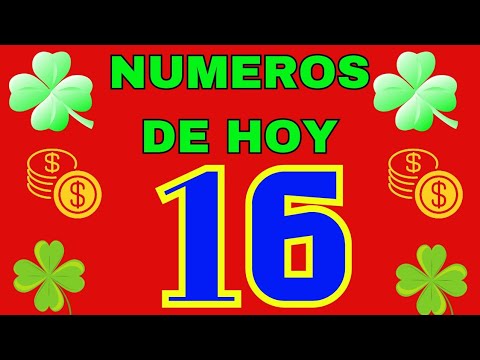 NÚMEROS DE LA SUERTE PARA HOY 16  NÚMEROS RECOMENDADOS PARA HOY 16 DE SEPTIEMBRE  2024