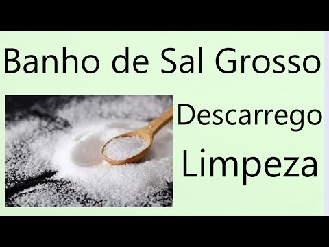 Sal Grosso: Como usar corretamente o Sal para Banhos de Limpeza e Descarrego