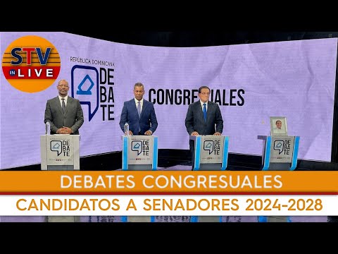 STVInLive Debates Congresuales - Candidatos a diputados por la Circ. 4 Santo Domingo Oeste 2024-2028