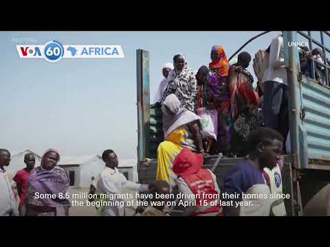 VOA60 Africa -  Top diplomats, aid groups gather for Sudan aid conference in Paris