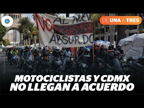 #envivo  Motociclistas y CDMX no llegan a un acuerdo