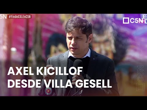 AXEL KICILLOF desde VILLA GESELL
