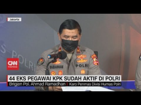 44 Eks Pegawai KPK Sudah Aktif di Polri