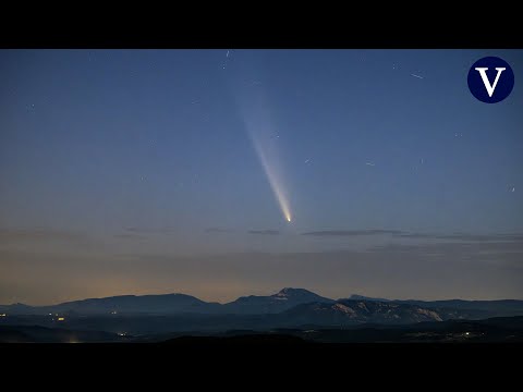 Así se ha visto el cometa C/2023 A3 desde el Centro Astronómico del Castillo de Lladurs