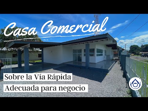 Casa de uso comercial completamente remodelada sobre la Vía Rápida. David, Chiriquí. 6981.5000