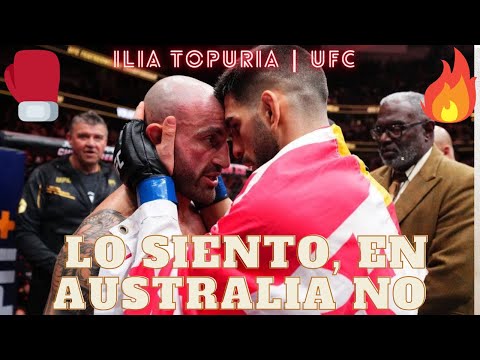ILIA TOPURIA: muestra su palanca ante la UFC