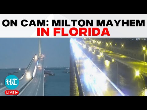 LIVE | Florida Traffic Cameras: Flooded Roads, Debris | Hurricane Milton Live | Impact | USA News