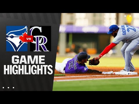 Blue Jays vs. Rockies Game Highlights (8/4/25) | MLB Highlights
