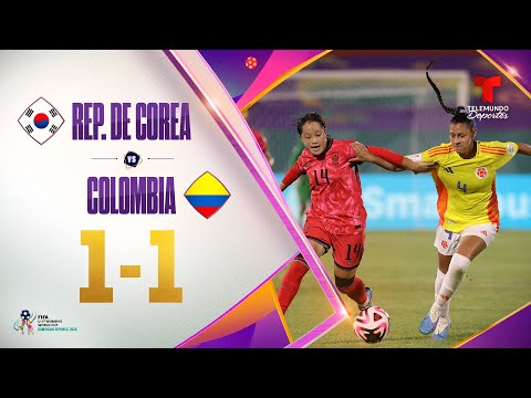 Highlights & Goals: Rep de Corea vs. Colombia 1-1 | Copa Mundial Femenina Sub17 | Telemundo Deportes