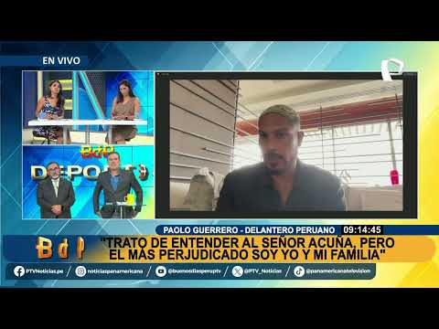 Paolo Guerrero se disculpa con hinchas del club César Vallejo: Me duele mucho